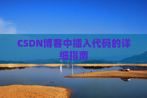 CSDN博客中插入代码的详细指南